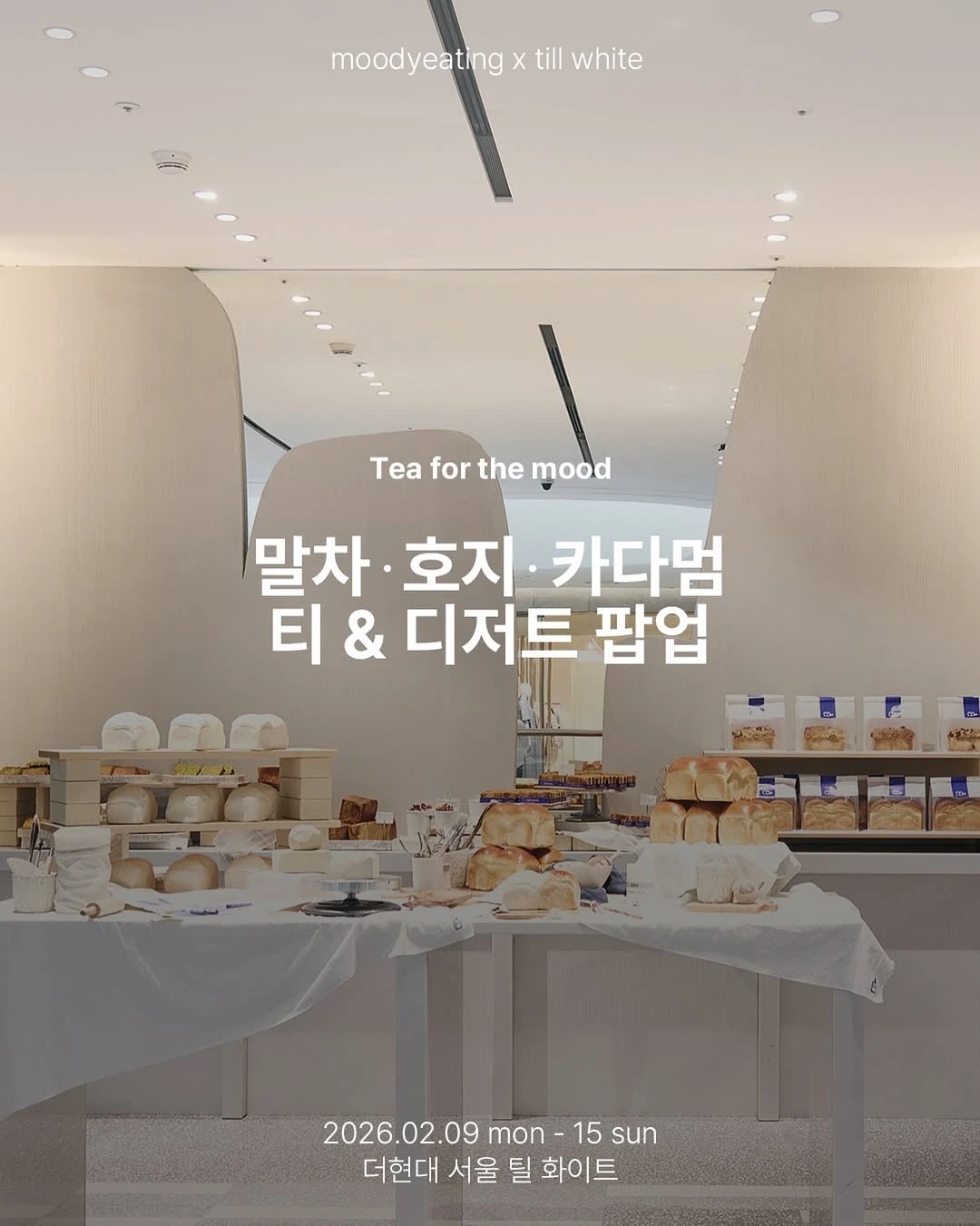 티&디저트 팝업 - TEA for the mood - 여의도 팝업 _ 팝가 Popga