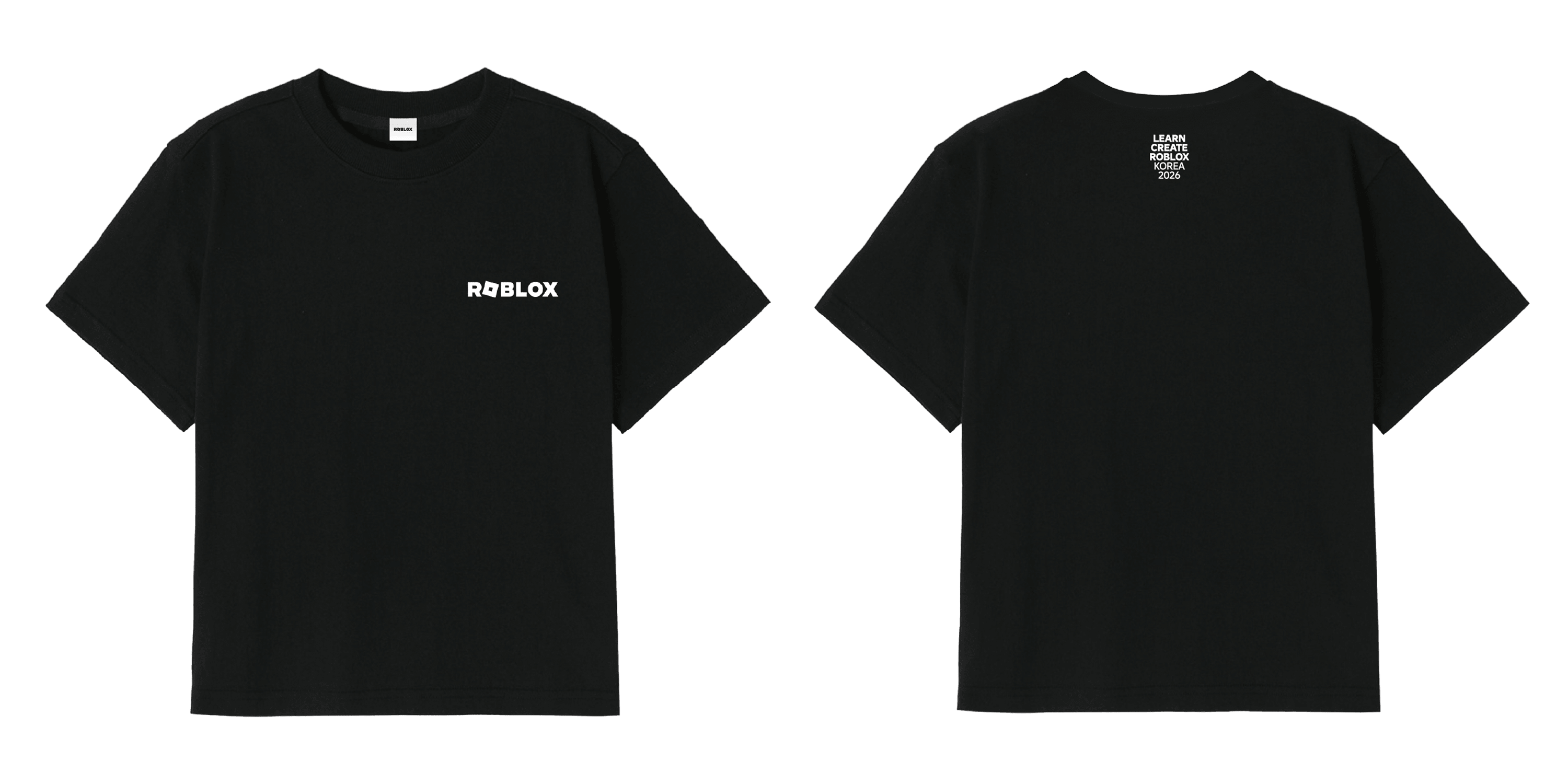 Roblox Short-Sleeve T-Shirt - Black / 160 이미지 1