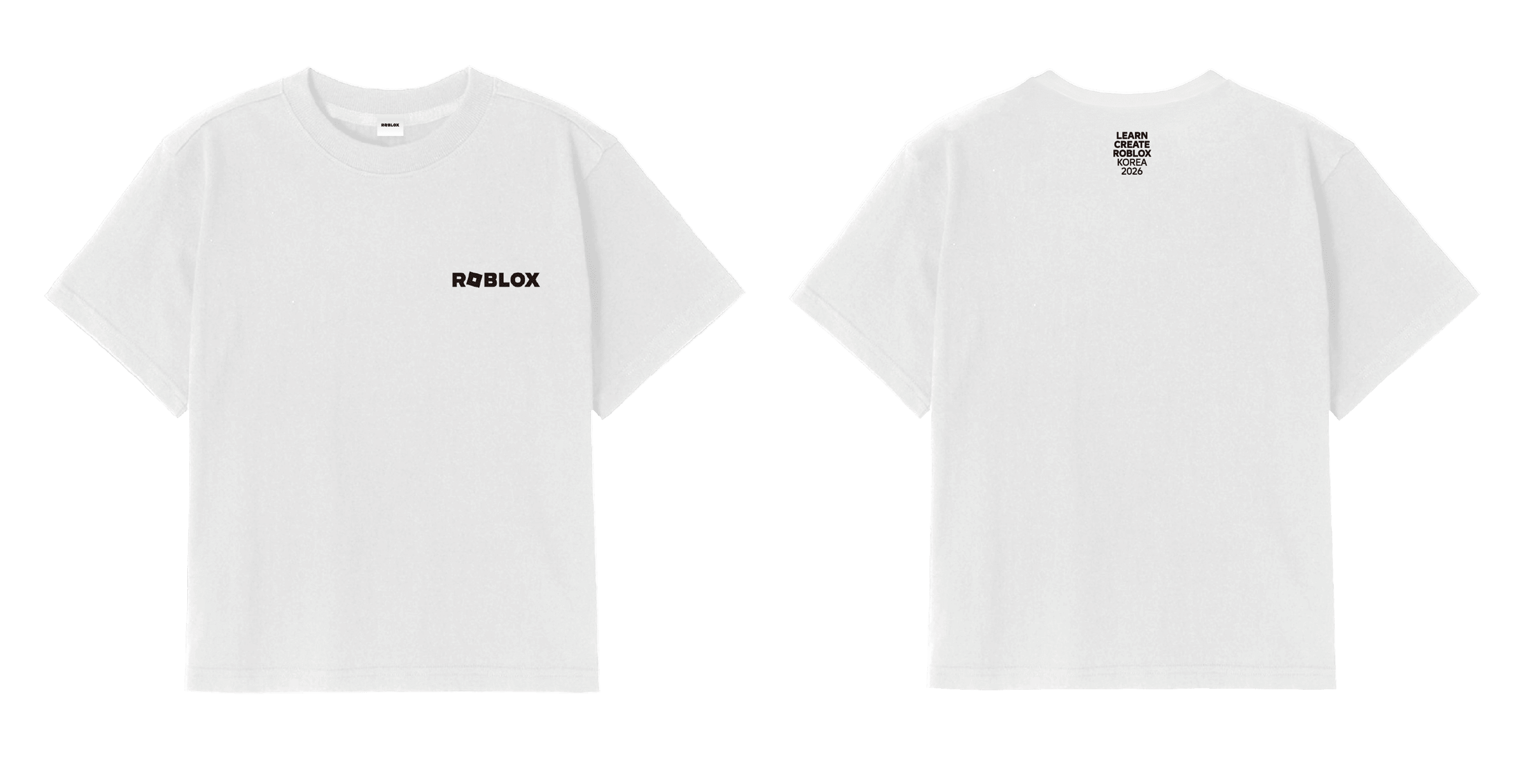 Roblox Short-Sleeve T-Shirt - White / 140 이미지 1
