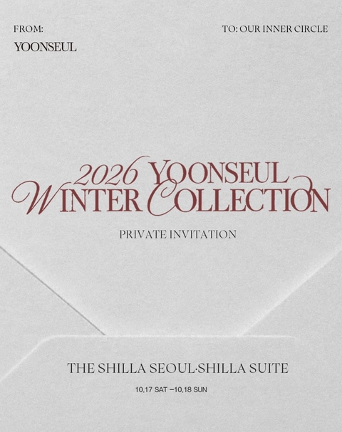 YOONSEUL 快闪店 - 2026 Winter Collection