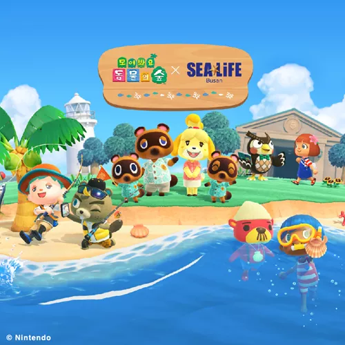 부산아쿠아리움 X 동물의 숲 팝업