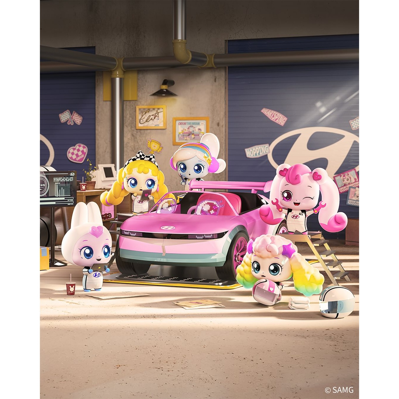 현대자동차 X 캐치! 티니핑 전시