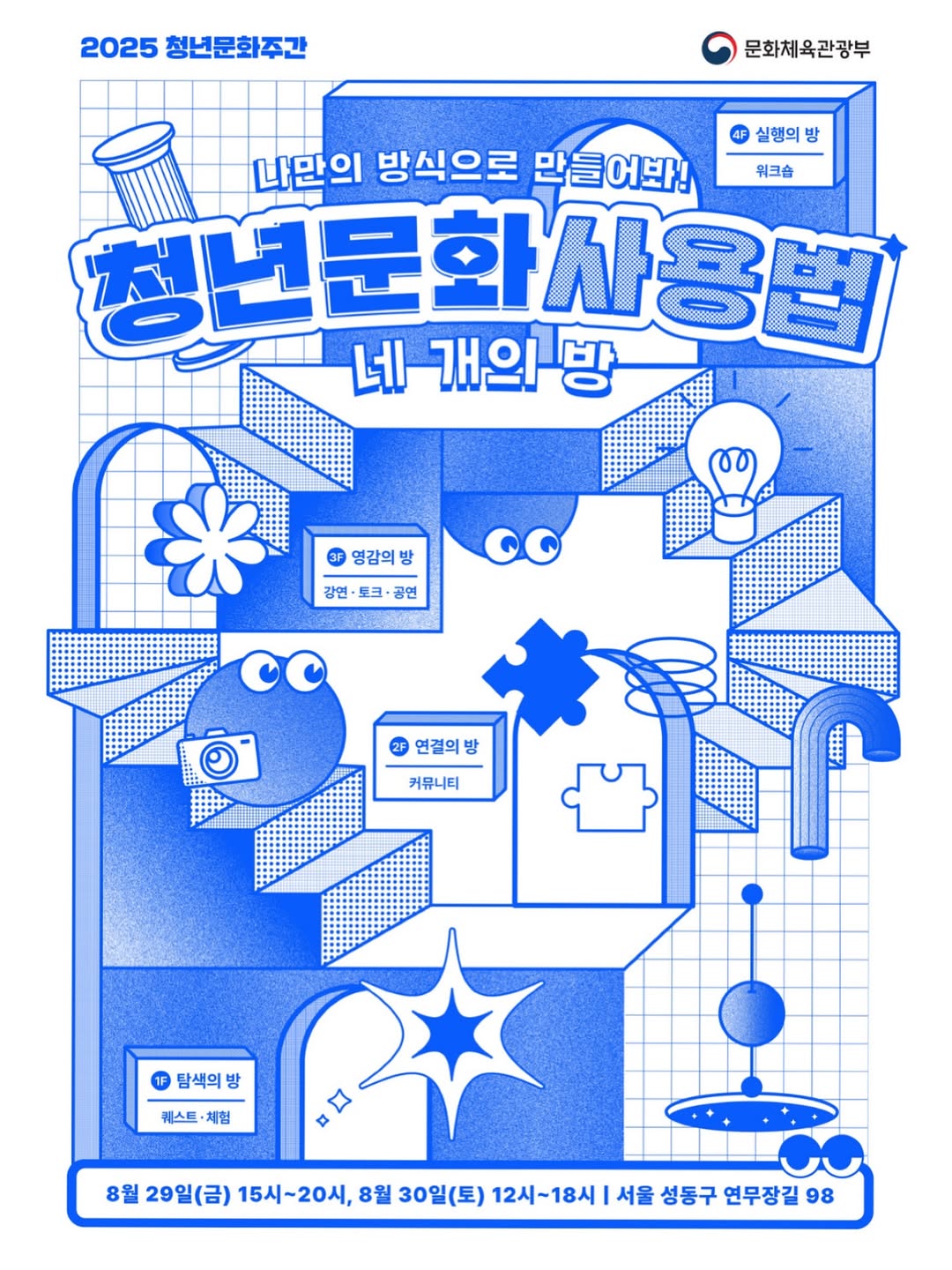 2025 청년문화주간 <청년문화사용법: 네 개의 방>