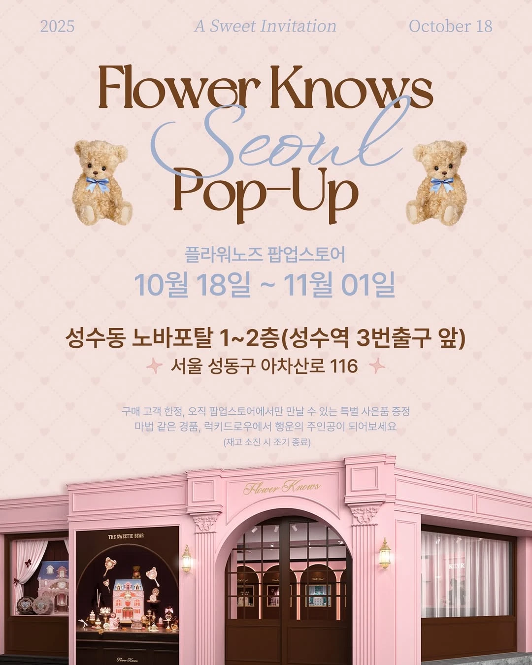 플라워노즈 팝업