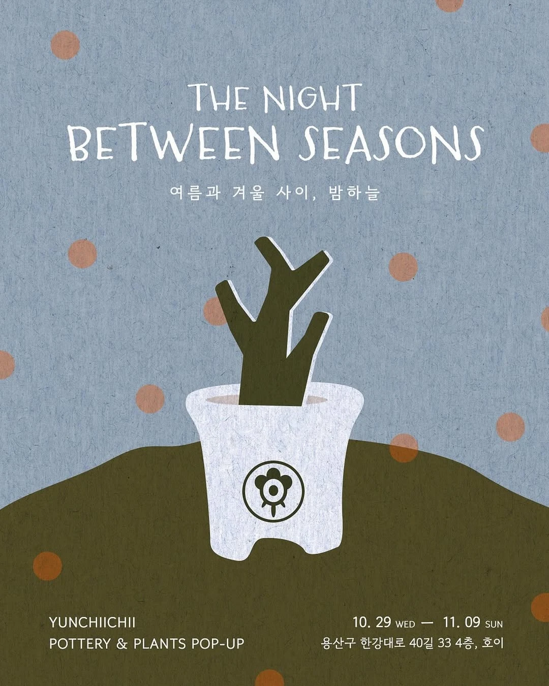 여름과 겨울 사이, 밤하늘 팝업 전시