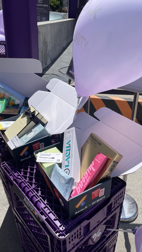 에어로케이 X 오프뷰티 팝업 후기 이미지 4